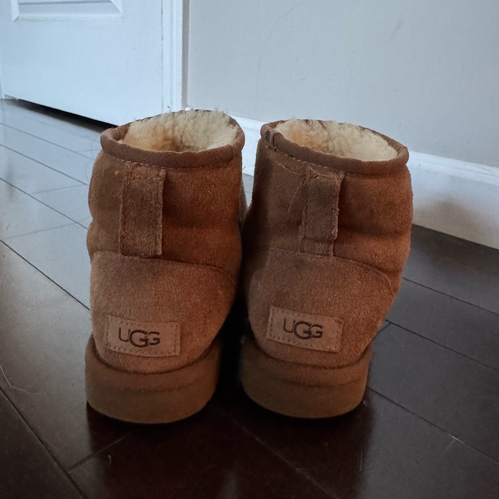 UGG Kids Tan Suede Boots